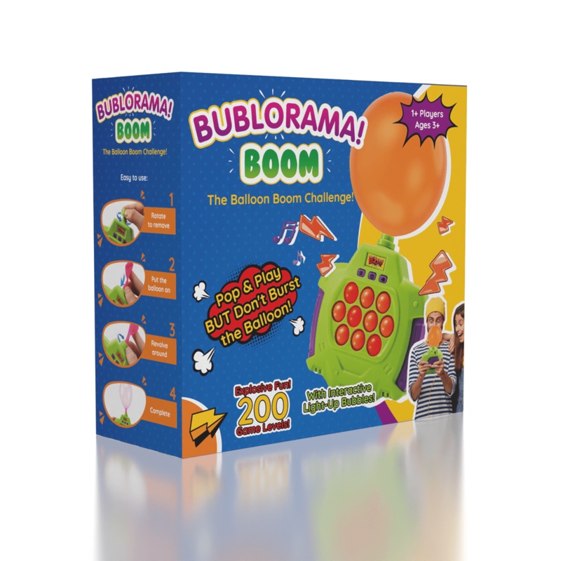 Bublorama! Electronic Bubble Popping Fidget Game – With Balloons