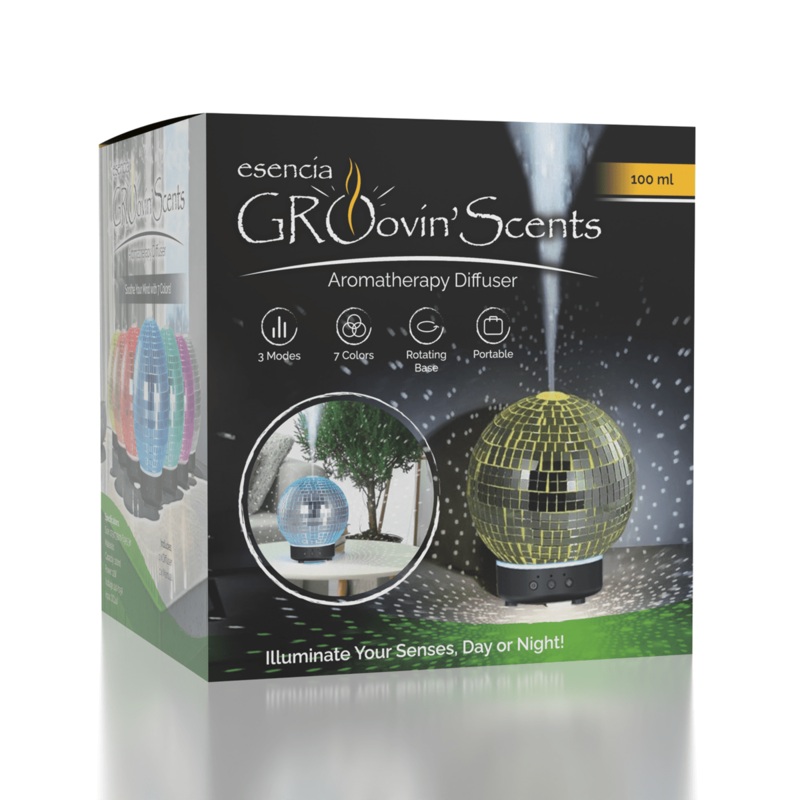 Esencia Groovin’ Scents (100mL) Disco Ball Aroma Diffuser