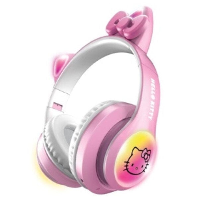 Hello Kitty Sanrio 50th Anniversary Special Edition Wireless Light-Up Bluetooth Headphones ” Exclusive”