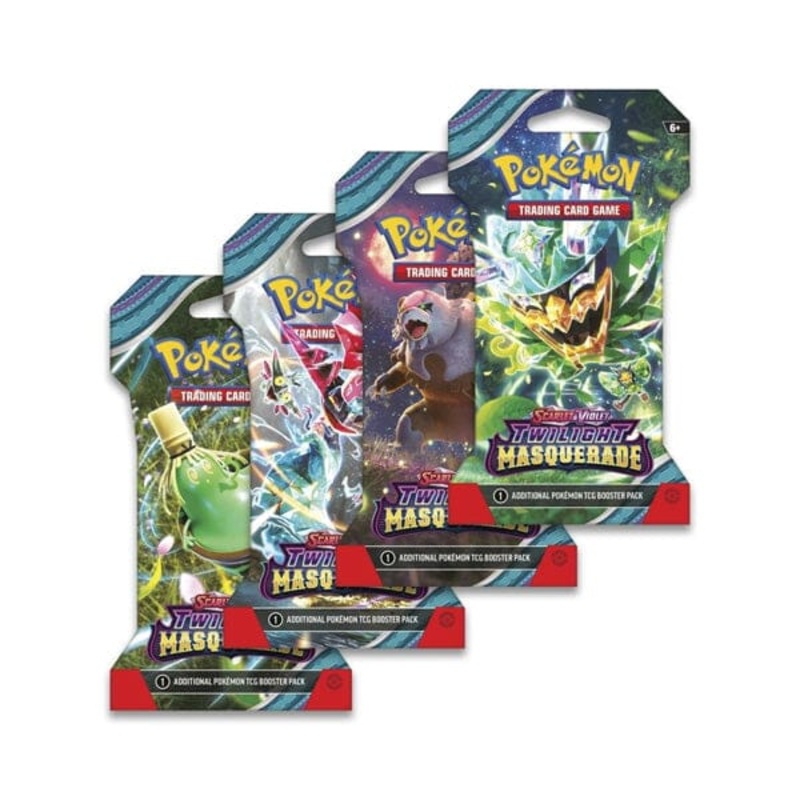 Pokmon TCG: Scarlet & Violet Twilight Masquerade | Assorted Sleeved Booster Pack