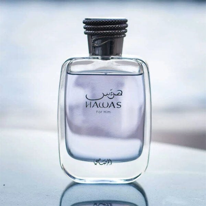 Rasasi Hawas Eau de Parfum Men’s Cologne Spray Bottle (100mL)