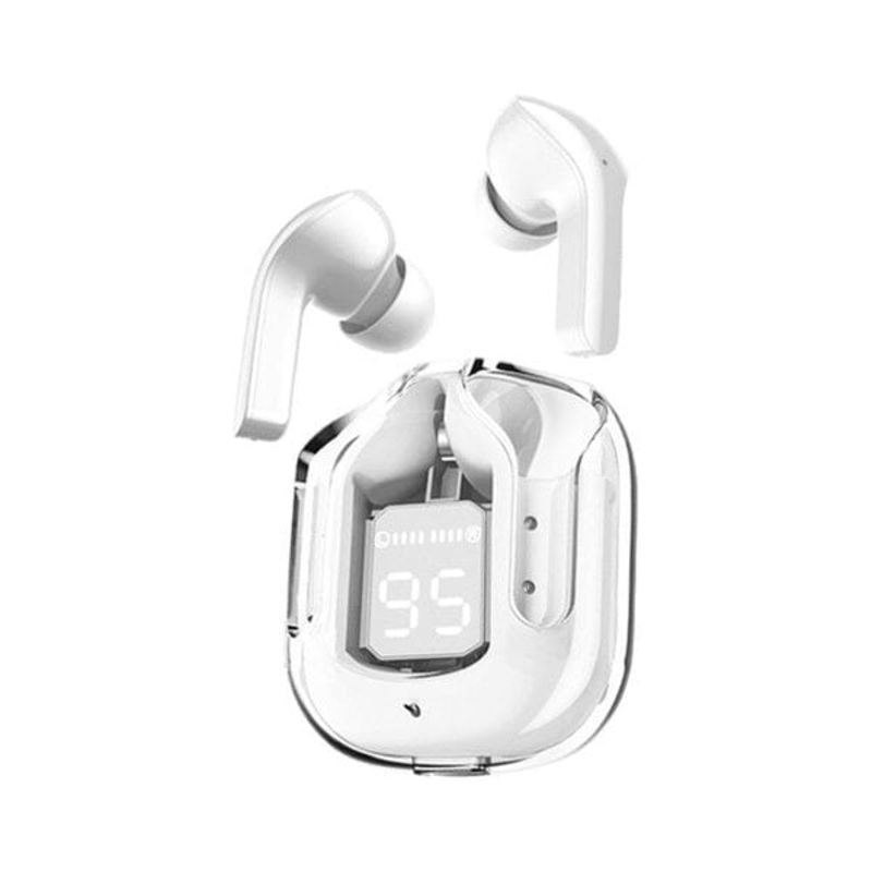 TWS – Wireless Earbuds With Digital Display and Transparent Case