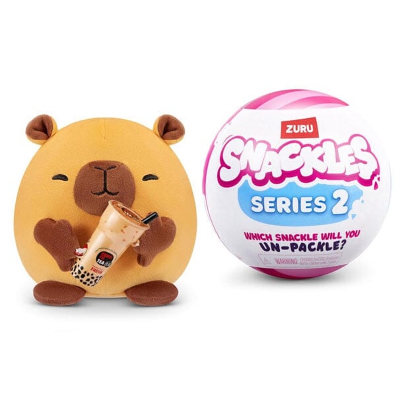 ZURU Mini Brands Snackles Mystery Mini 5″ Plush Capsule Series 2 Wave 1