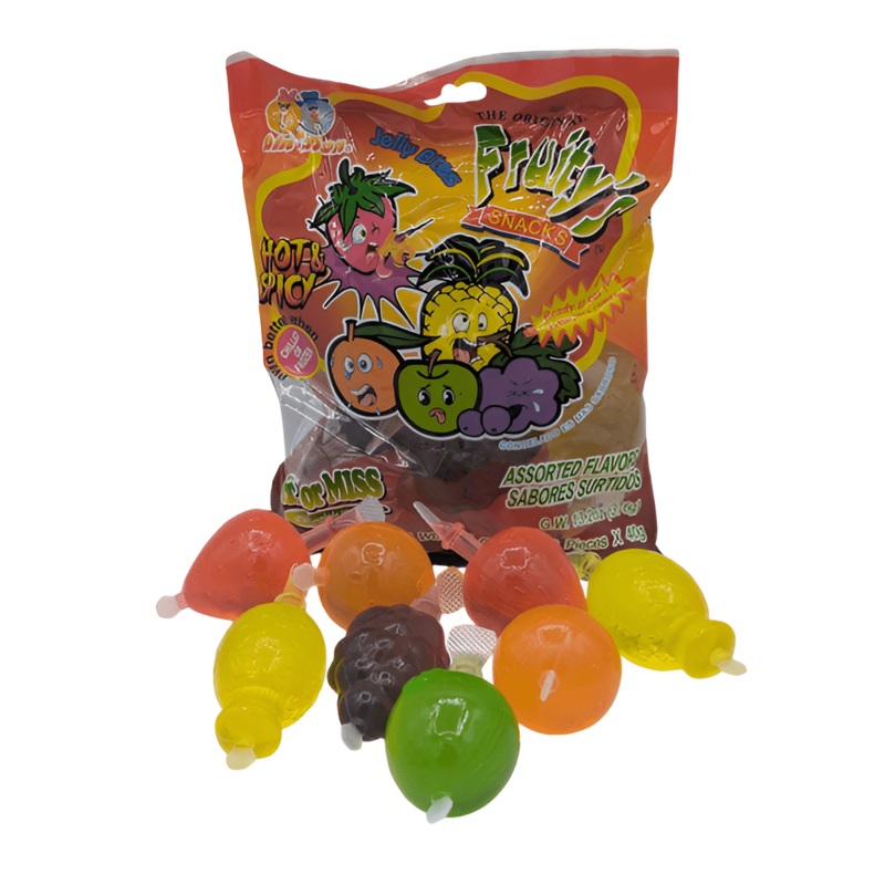 Fruity’s Snacks: Hot and Spicy Jelly Flavor Assorted (9pcs)