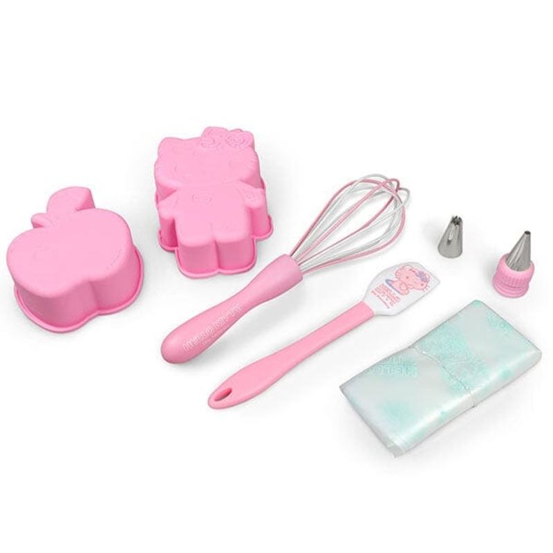 Sanrio 50th Anniversary Hello Kitty Mini Cake Baking Set ” Exclusive” (11pc)