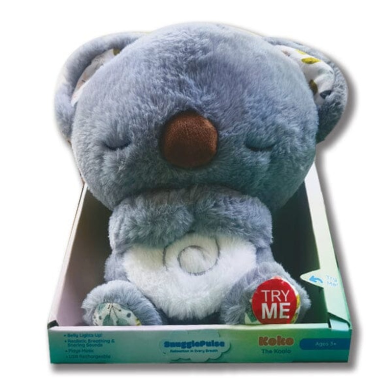 SnugglePulse: Koko The Koala 10″ Breathing Sensory Plush Toy