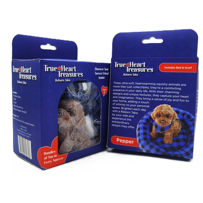 TrueHeart Treasures Reborn Animals: Pepper The Taba Squishy Dog Realistic Puppy
