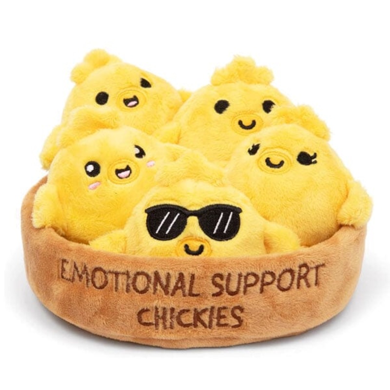 Emotional Support Chickies 8″ Novelty Plush Toy By What Do You Meme?