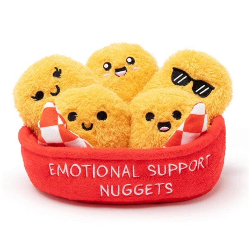 Emotional Support Nuggets 8.5″ Novelty Plush Toy By What Do You Meme?