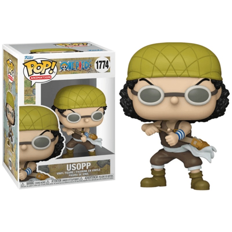 Funko Pop! Anime: One Piece – Usopp with Rubber Band Figure