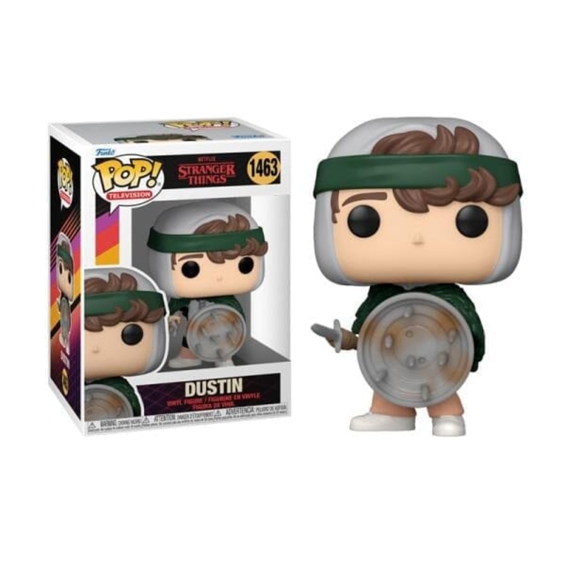 Funko Pop! TV: Stranger Things – Dustin with Shield Figure