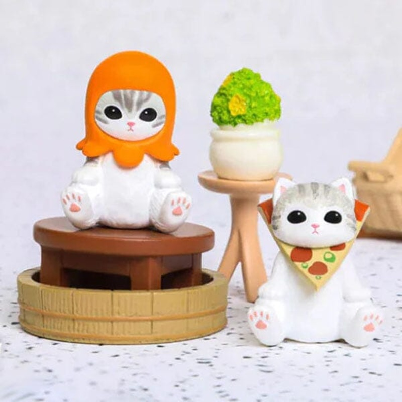 Mofusand Cute Series 2 Decorative Collectable Mini Cat Figurines Blind Bag (4pc)
