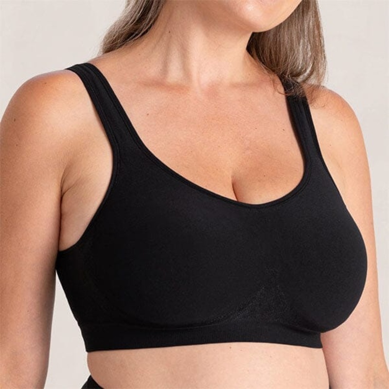 Shapermint Essentials Everyday Comfort Straps Wireless Shaping Bra – Black (Multiple Sizes)