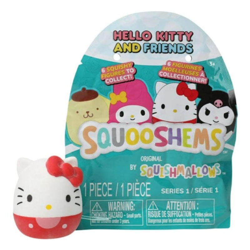 Squishmallows Squooshems Hello Kitty & Friends Blind Bag 2″ Surprise Vinyl Fidget Squishy (1pc)