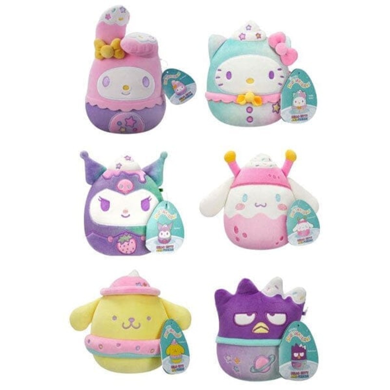 Squishmallows Super Soft Plush Toy 8″ Sanrio Hello Kitty Dreamland Squad (Characters Ship Assorted)