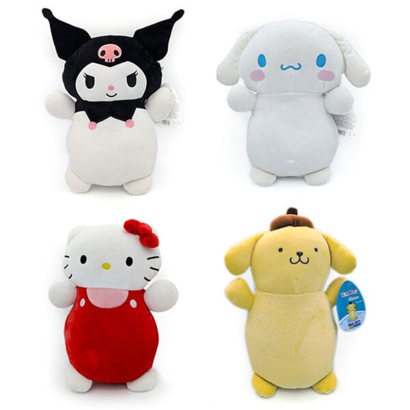 Squishmallows Super Soft Plush Toys 10″ Hello Kitty HugMee Squad (Characters Ship Assorted)