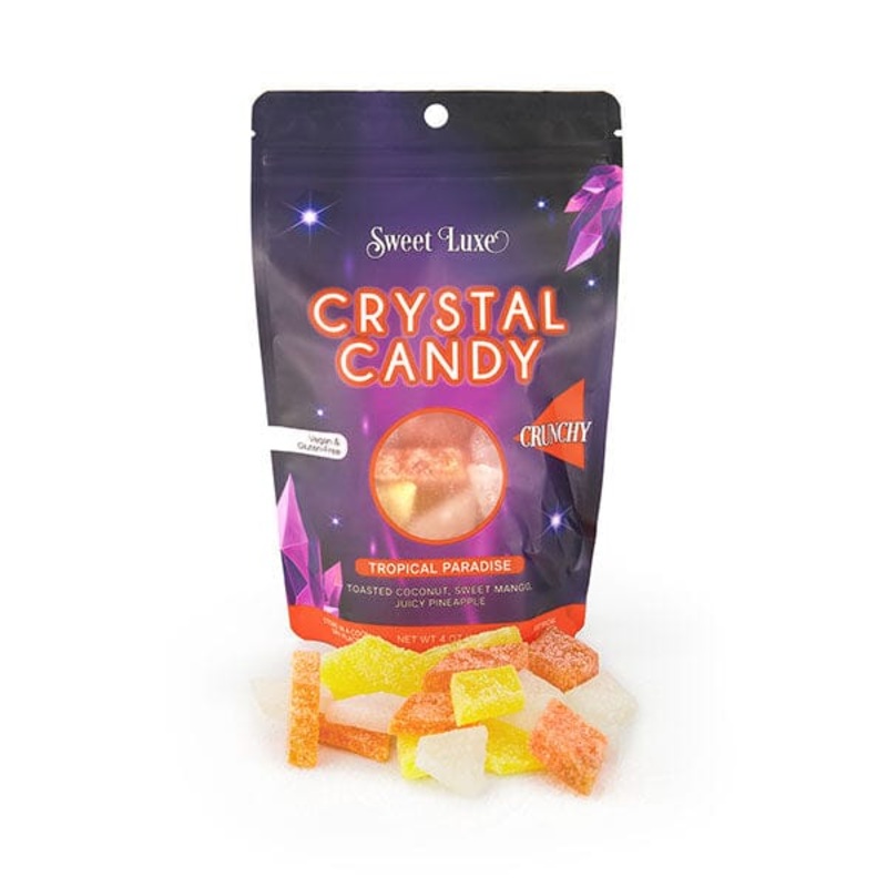 Sweet Luxe NEW Extra Crunchy Crystal Candy – Tropical Paradise Flavor Mix