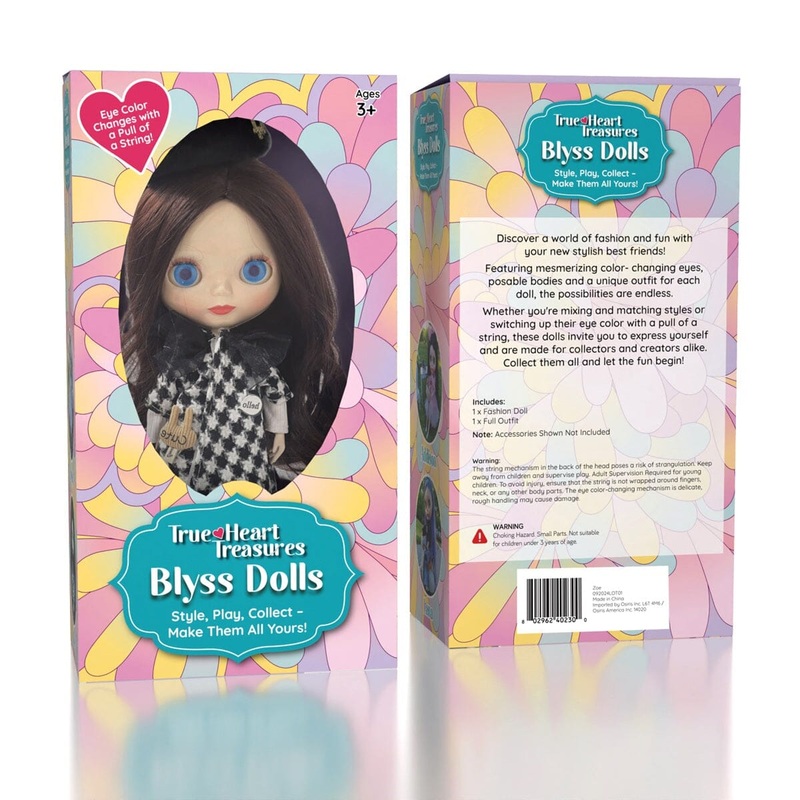 TrueHeart Treasures Blyss Dolls: Zoe w/ Changing Eye Color