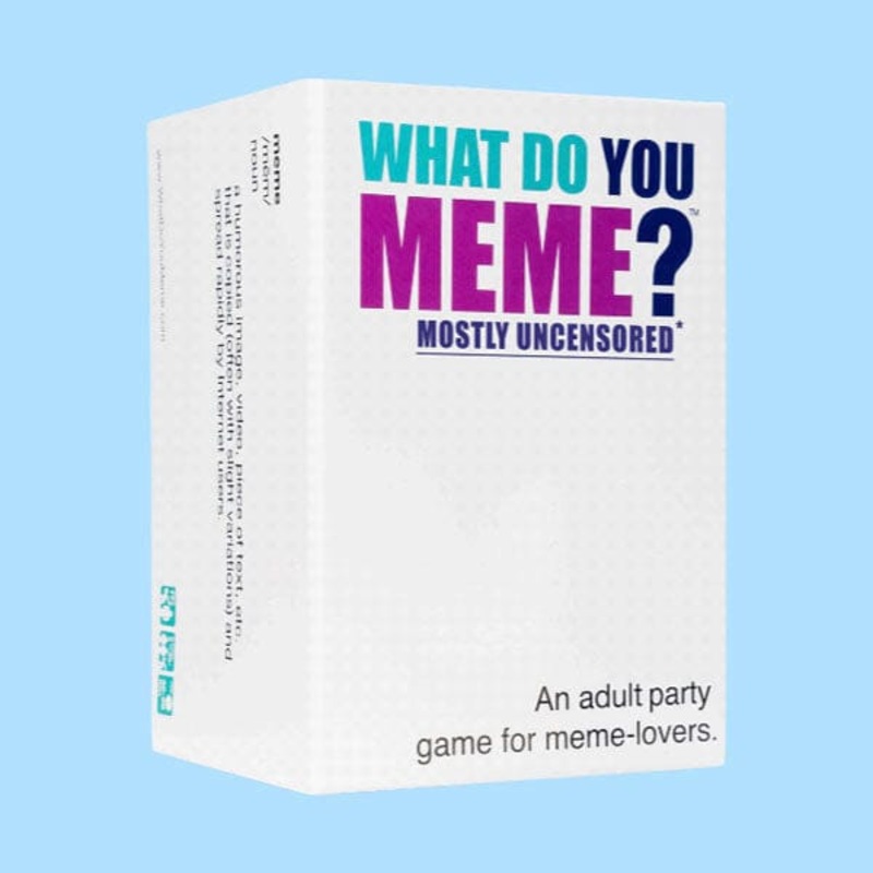 What Do You Meme? The Hilarious Adult Party Game for Meme Lovers – “Mostly Uncensored” Edition Card Game
