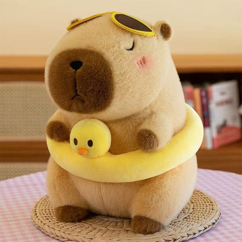 Capybara 9″ Kawaii Duck Floaty Plush Toy