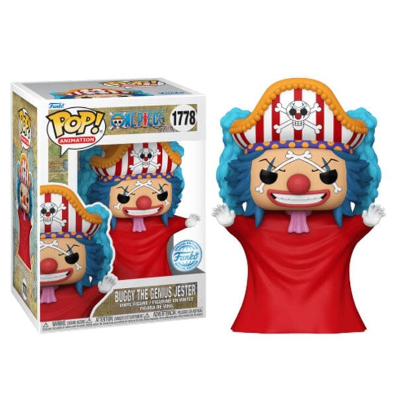 Funko Pop! Anime: One Piece – Buggy The Genius Jester (Post Time Skip)