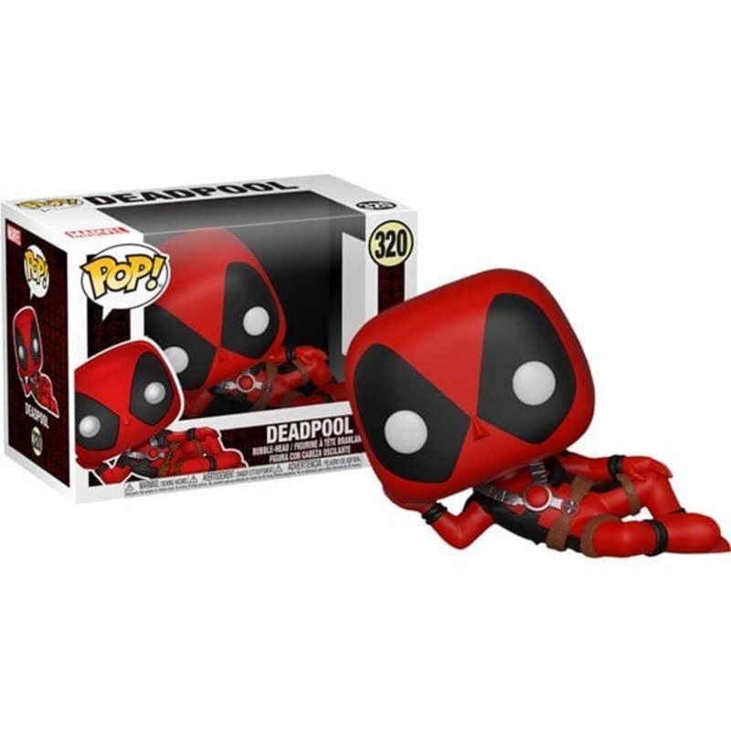 Funko Pop! Marvel: Bobble Head – Lazy Deadpool (Parody)