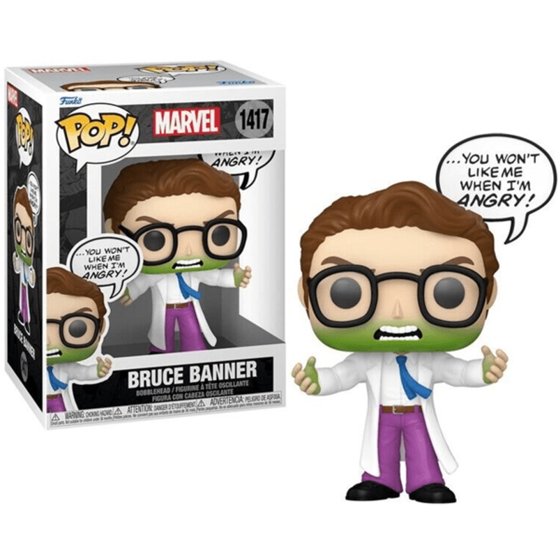 Funko Pop! Marvel: Bruce Banner (Don’t Make Me Angry)