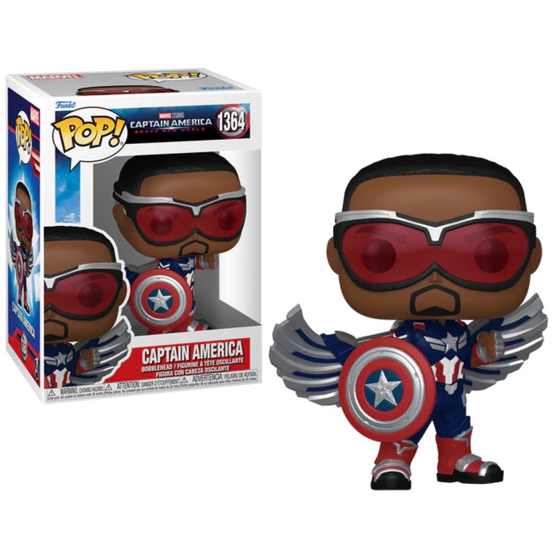 Funko Pop! Marvel: Captain America (Sam Wilson) Brave New World