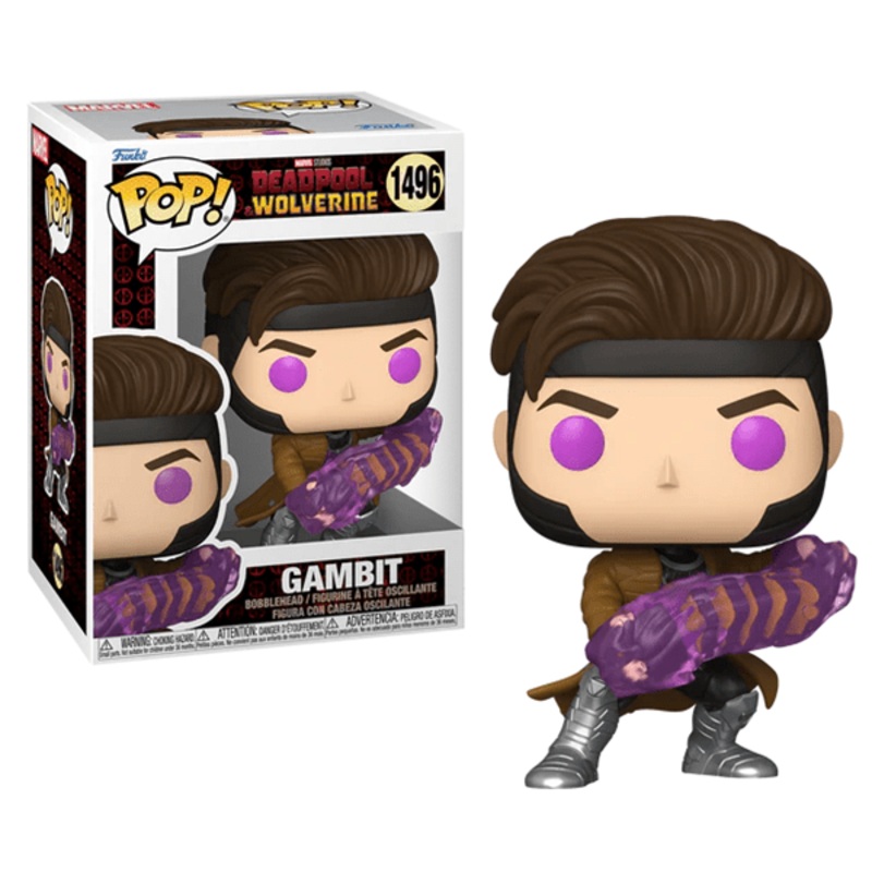 Funko Pop! Marvel: Deadpool 3 – Gambit with Charged Cards