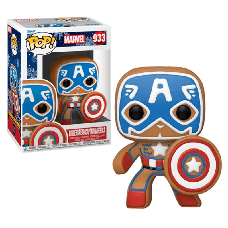 Funko Pop! Marvel: Holiday – Gingerbread Captain America