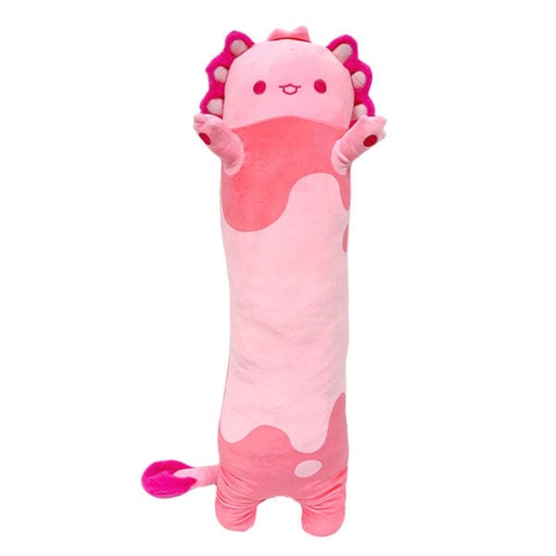 Long Animal Plush Toy 3ft Body Pillow – Axolotl