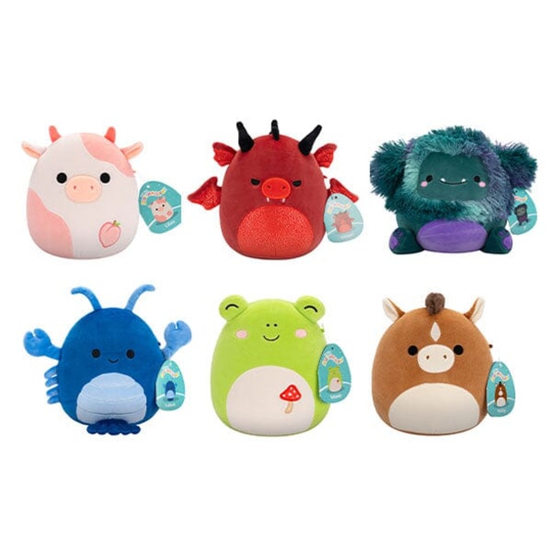 Squishmallows Super Soft Plush Toys 7.5″ Little Plush Squad Phase 21 Assortment A (Characters Ship Assorted)