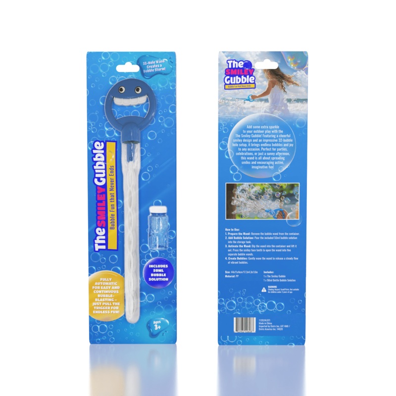 The Smiley Gubble – Smiling Face Bubble Wand
