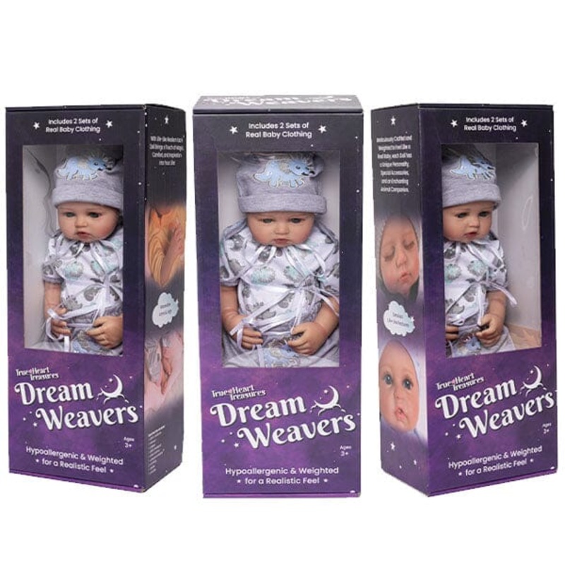 TrueHeart Treasures: Dream Weavers Collection Weighted Reborn Lifelike Baby Dolls (3kg) Baby Mira