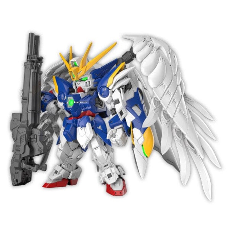 BANDAI Hobby MGSD XXXG-00W0 Wing Gundam Zero EW 1/144 Scale 5″ Model Kit