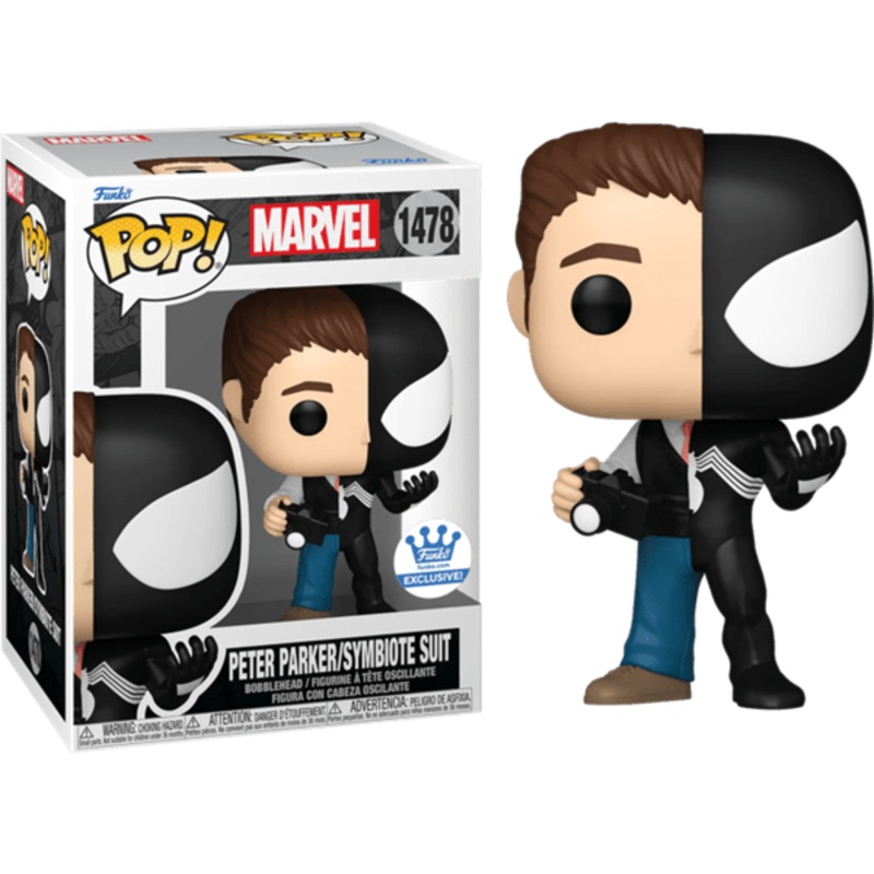 Funko Pop! Marvel  Peter Parker / Symbiote Suit with Chase (Styles May Vary)