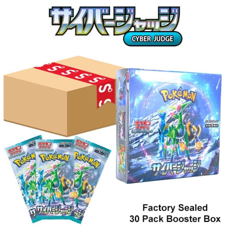 Pokmon TCG Japan: Scarlet & Violet Cyber Judge Factory Sealed Booster Box (30 Packs)
