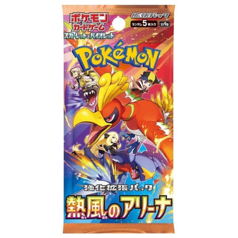Pokmon TCG Japan: Scarlet & Violet Heat Wave Arena Booster (1 Pack of 5 Cards)