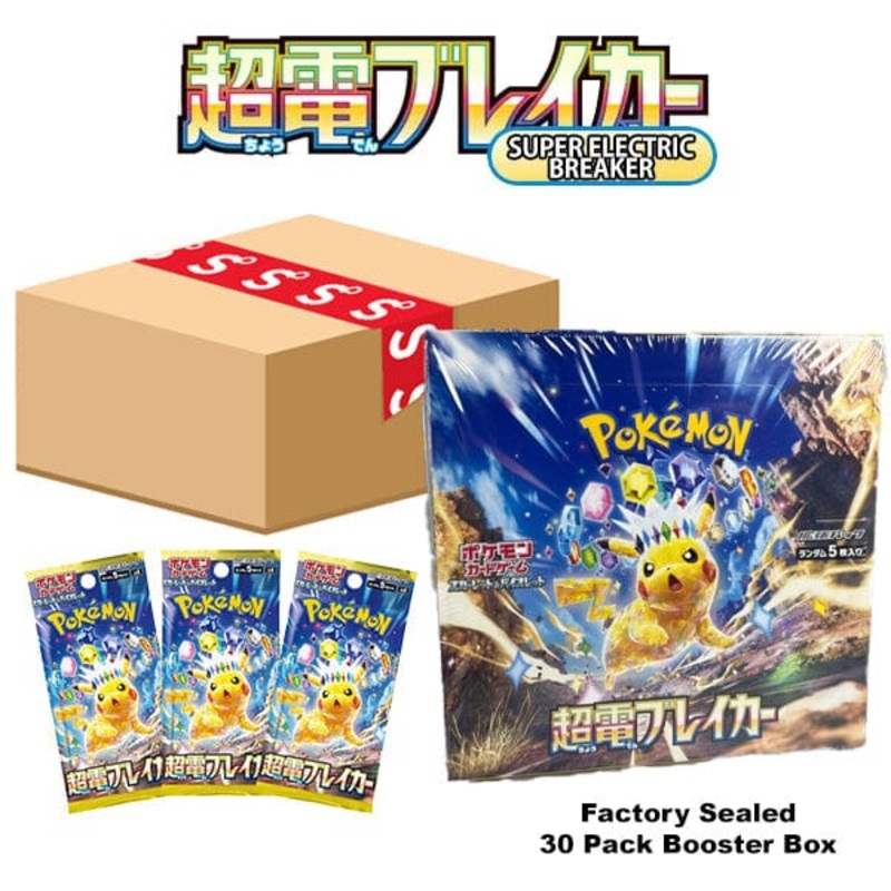 Pokmon TCG Japan: Scarlet & Violet Super Electric Breaker Factory Sealed Booster Box (30 Packs)