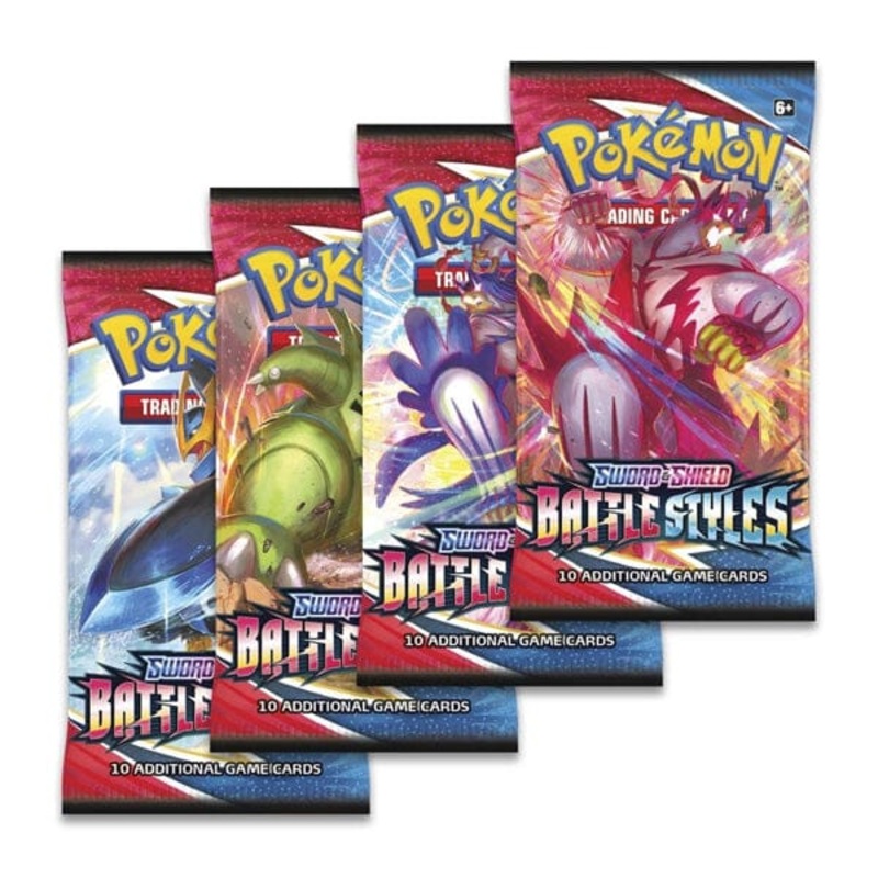 Pokmon TCG: Sword & Shield Battle Styles Booster (1 Assorted Pack of 10 Cards)