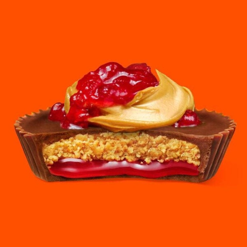 REESE’S Big Cup PB&J Strawberry Milk Chocolate Peanut Butter Cup (1.4oz)