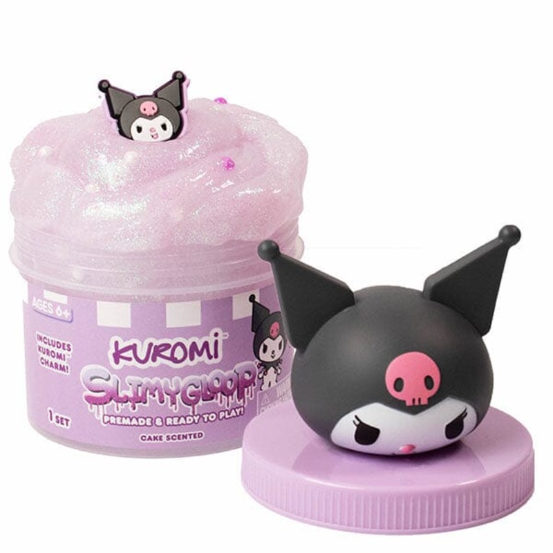 Sanrio Kuromi SlimyGloop Figural Topper Pre-Made & Ready To Play Slime (5.35oz)