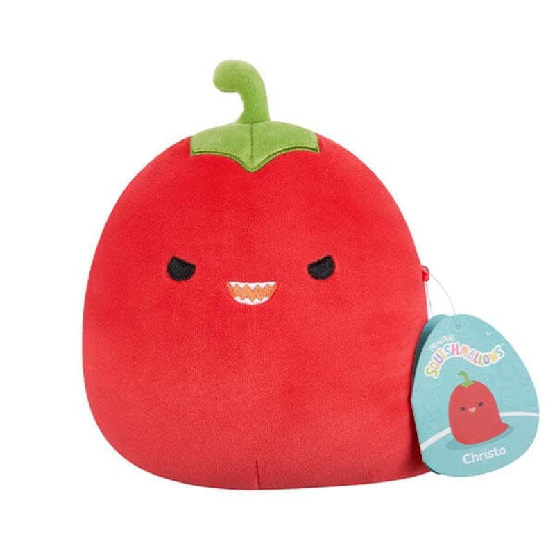 Squishmallows Super Soft Plush Toys 7.5″ Christo the Red Chili Pepper