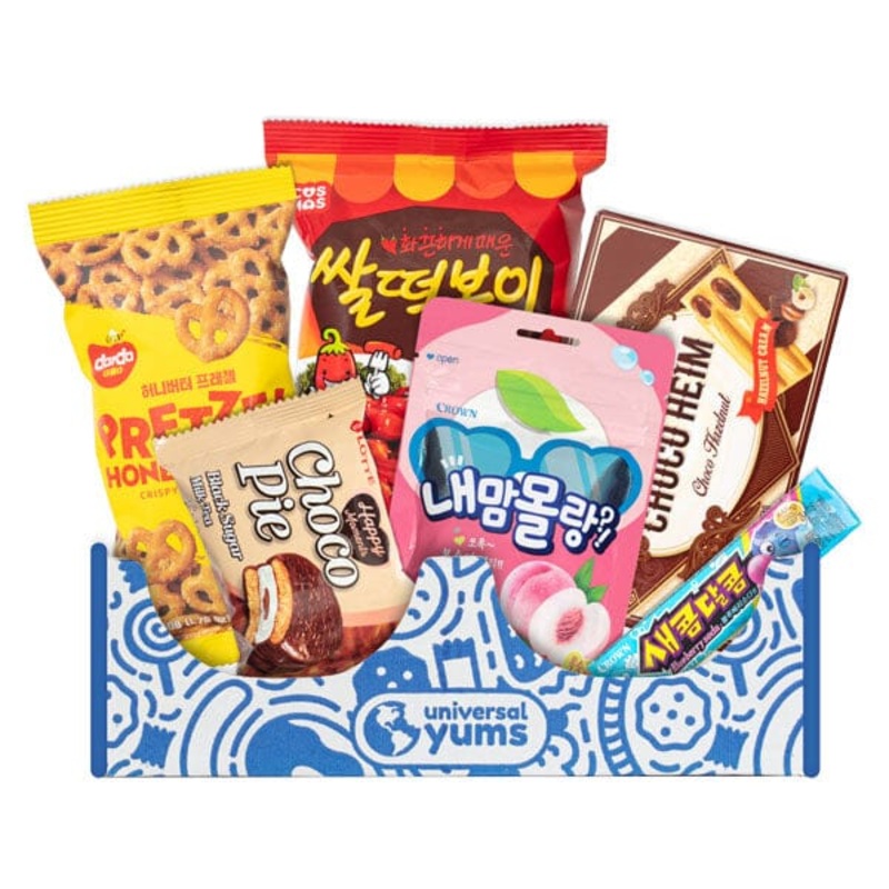 Universal Yums Snack Box: South Korea Candy Shoppe (6 Pieces)