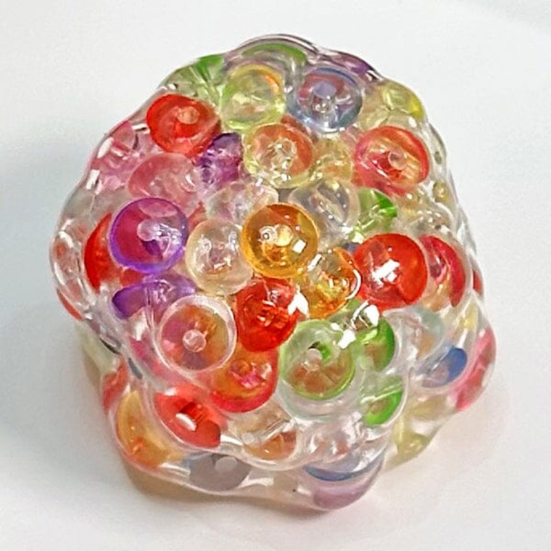 Crunch & Squish Crunchy Squishy Stress Ball Fidget Toy (Color Ships Assorted)