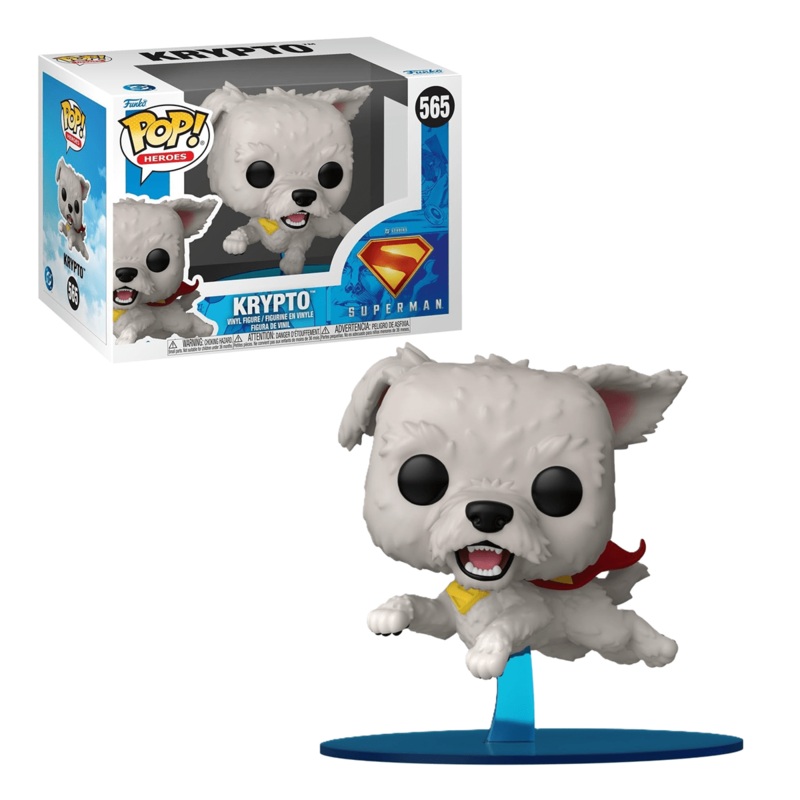 Funko Pop! Heroes: DC Superman 2025  Krypto Vinyl Figure