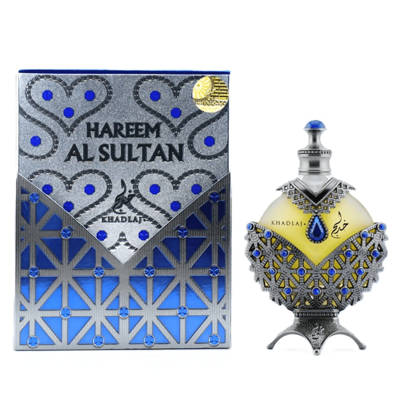 Khadlaj Hareem Al Sultan Antique Blue Unisex Perfume Oil (35mL)