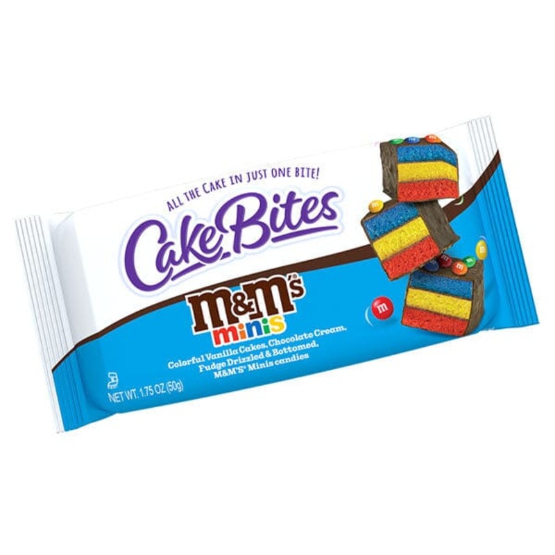M&M’s CakeBites Chocolate Covered Colorful Vanilla Cake (50g)