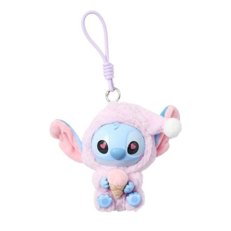 MINISO x Disney: Stitch “Eat Something Before Sleep” Series Plush Keychain Blind Box (1pc)