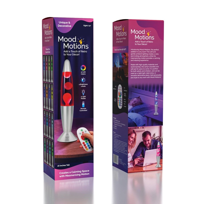 Mood Motions 16″ LED Color-Changing Motion Luminous Lamp